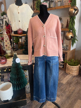 Load image into Gallery viewer, Callie Contrast Blanket Stitch Cardigan