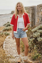 Load image into Gallery viewer, Red Polka Dot Top