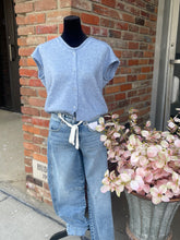 Load image into Gallery viewer, Sky Blue Cardigan Top