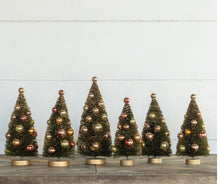 Load image into Gallery viewer, Vintage Glitz Bottle Brush Tree