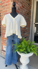 Load image into Gallery viewer, Butter Yellow Gingham Top