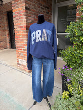 Load image into Gallery viewer, PRAY Navy Crewneck