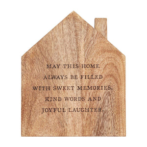 Wood Trivet House