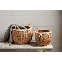 Load image into Gallery viewer, Water Hyacinth Bead Basket