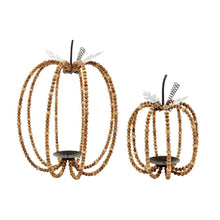 Load image into Gallery viewer, Beaded Pumpkin Server Set