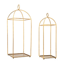 Load image into Gallery viewer, Vintage Gold Lantern Set