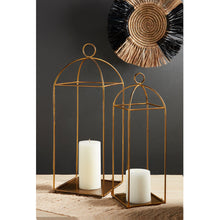 Load image into Gallery viewer, Vintage Gold Lantern Set