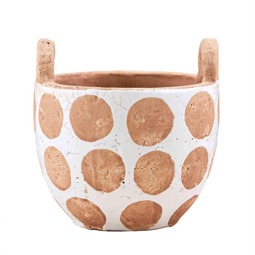 Ceramic White Mud Pie Pots