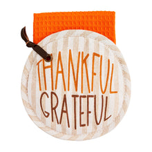 Load image into Gallery viewer, Thankful Pot Holder &amp; Napkin Set