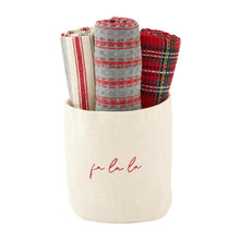 Load image into Gallery viewer, Christmas Towel Bucket Set