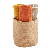 Load image into Gallery viewer, Jute Bucket Towel Set