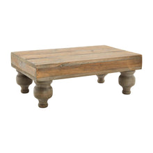 Load image into Gallery viewer, Chunky Wood Footed Riser