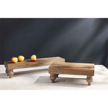 Load image into Gallery viewer, Chunky Wood Footed Riser