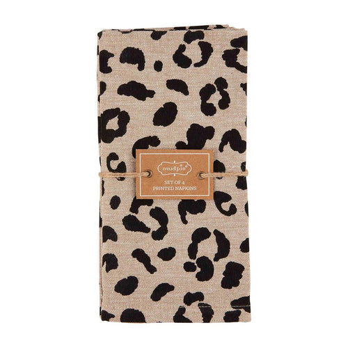 Leopard Print Napkin Set