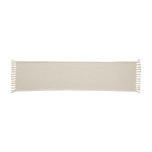 Load image into Gallery viewer, Off White Fringe Table Runner