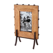Load image into Gallery viewer, Small Reclaimed Metal Bead Frame