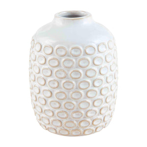 Circles Stoneware Vase