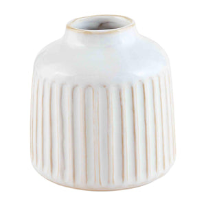 Stripes Stoneware Vase