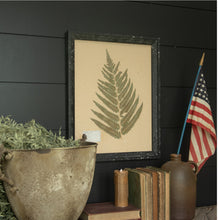 Load image into Gallery viewer, Pressed Fern In Black Frame