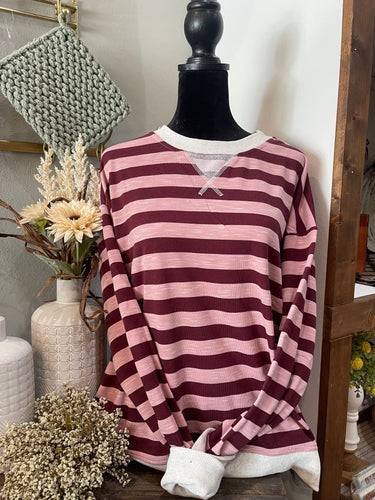 Color Contrast Oversized Shirt
