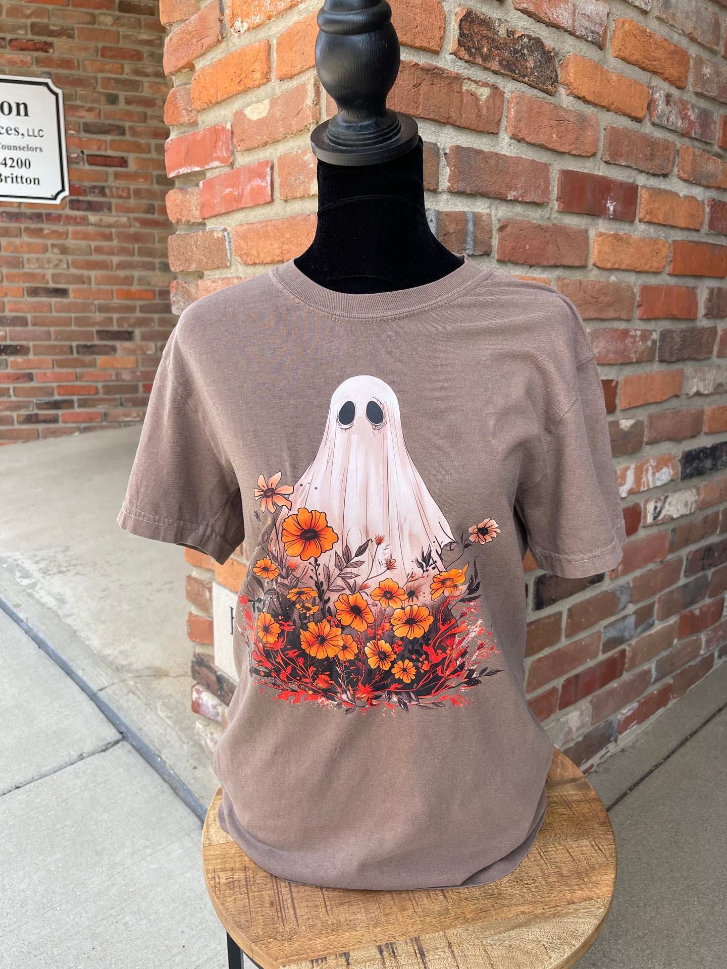Floral Ghost Graphic Tee