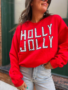 Holly Jolly Dot Crewneck