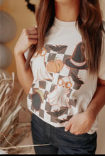 Load image into Gallery viewer, Checkered Ghost Graphic Tee