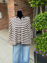 Load image into Gallery viewer, Chocolate Stripe Top