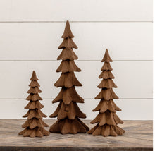 Load image into Gallery viewer, Brown Resin Winter Trees