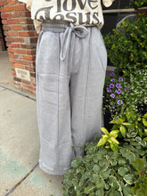 Load image into Gallery viewer, Washed Fleece Wide Leg Pant