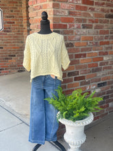 Load image into Gallery viewer, Butter Yellow Knit Top