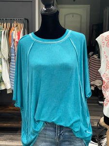 The Essential Round Neck Batwing Top