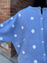 Load image into Gallery viewer, Blue Polka Dot Top