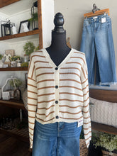 Load image into Gallery viewer, Cori Relax Striped Cardigan