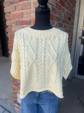 Load image into Gallery viewer, Butter Yellow Knit Top