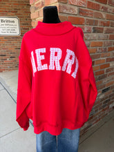 Load image into Gallery viewer, Merry Pink Gingham Mock Neck