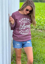 Load image into Gallery viewer, Berry Support Local Farmer Crewneck