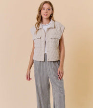 Load image into Gallery viewer, Oat Quilted Patch Vest