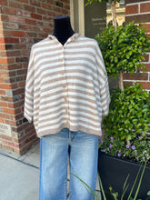 Load image into Gallery viewer, Light Mocha Stripe Top