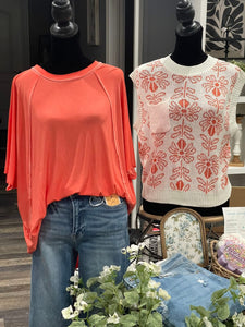 The Essential Round Neck Batwing Top