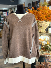 Load image into Gallery viewer, Cozy Contrast Trim Pullover