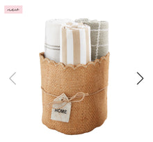 Load image into Gallery viewer, Check Happy Towel &amp; Scallop Bucket Set