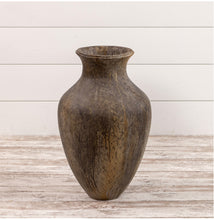 Load image into Gallery viewer, Rusty Ceramic Floral Urn