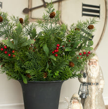 Load image into Gallery viewer, Mixed Pine &amp; Holly Spray