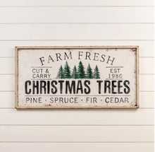 Load image into Gallery viewer, Farm Fresh Christmas Tree Sign