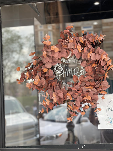 Autumn Days Penny Leaf Wreath