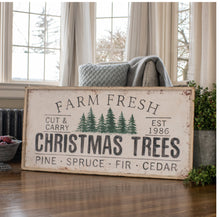 Load image into Gallery viewer, Farm Fresh Christmas Tree Sign