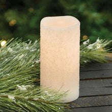 Load image into Gallery viewer, Frosty Pillar Timer Candle
