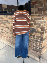 Load image into Gallery viewer, Chocolate Round Neck Sweater