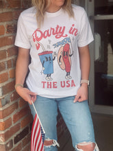 Load image into Gallery viewer, Party in the USA graphic tee// FINAL SALE